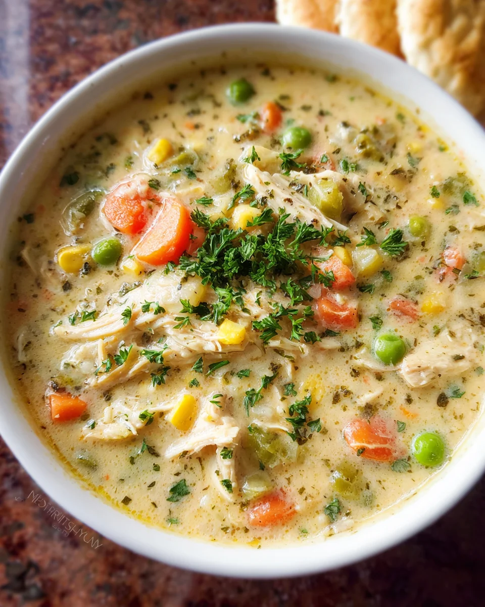 Chicken Pot Pie Soup Recipe