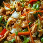 Chinese Chicken Cabbage Stir-Fry