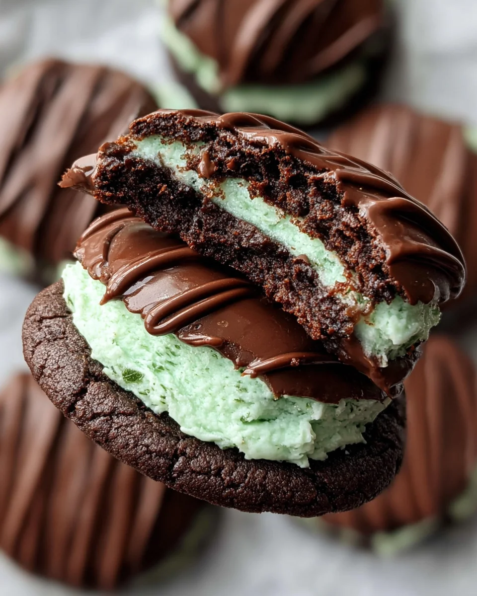 Chocolate Mint Cookies
