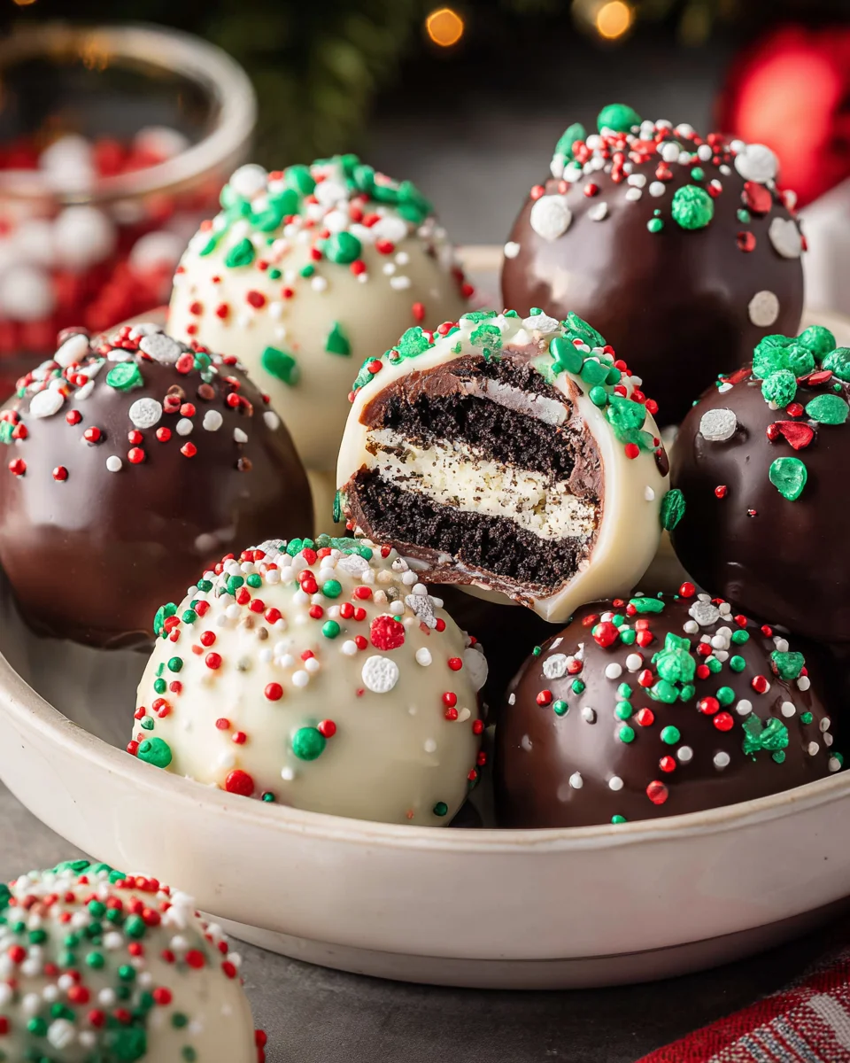 Christmas Oreo Balls