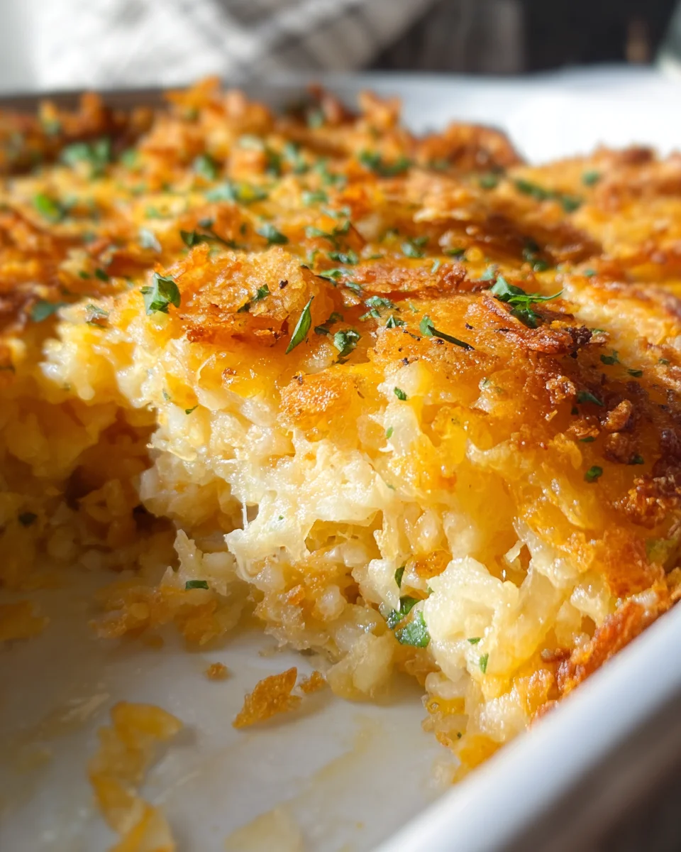 Copycat Cracker Barrel Hash Brown Casserole
