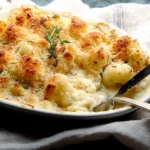 Creamy Baked Cauliflower Gratin