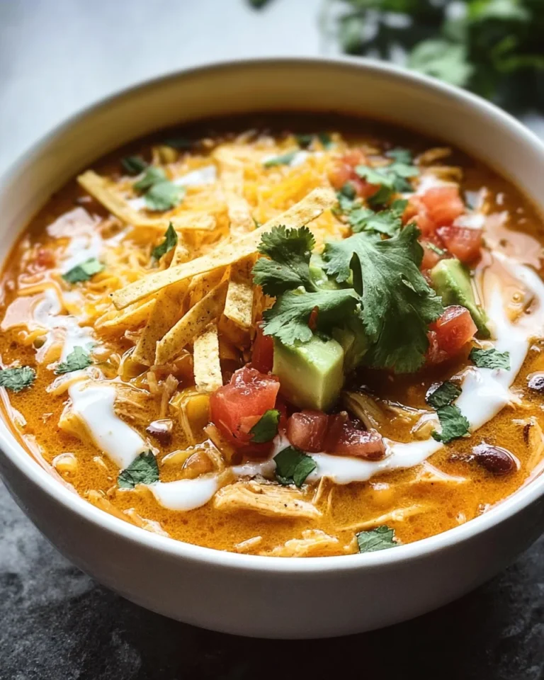 Creamy Chicken Enchilada Soup