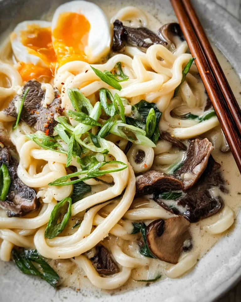 Creamy Miso Udon Soup