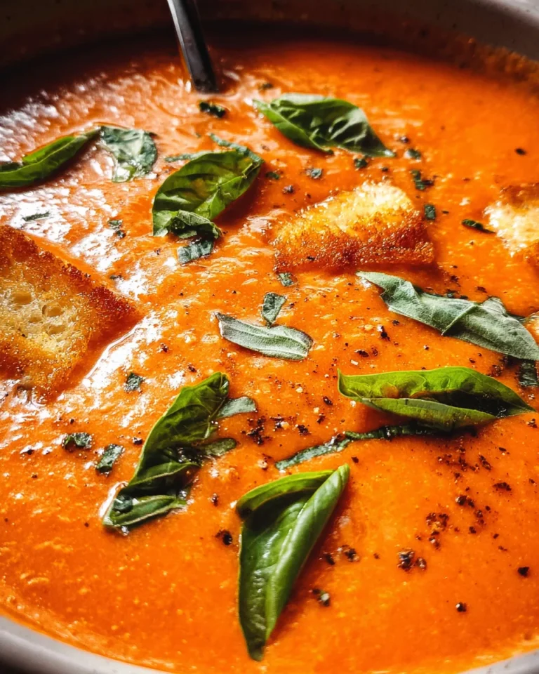 Creamy Tomato Basil Soup