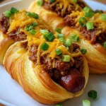Crescent Roll Chili Dog Delight