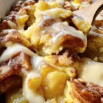 Crock Pot Apple Cinnamon Roll Casserole