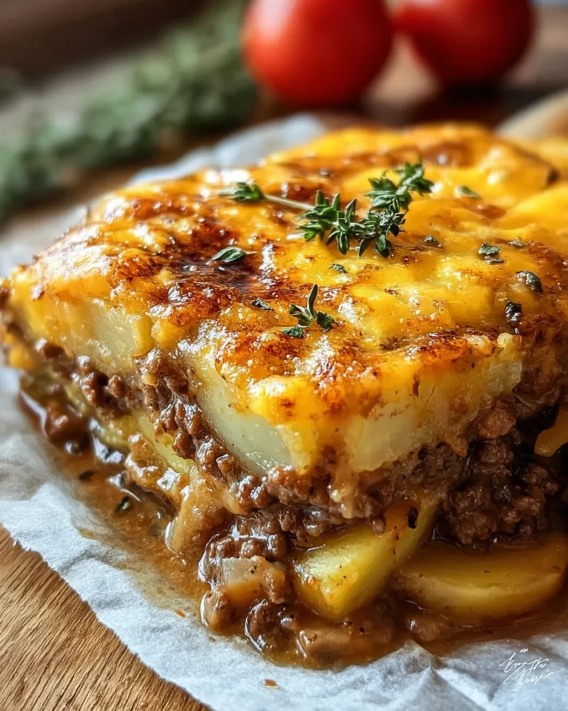 Delicious Hamburger Potato Casserole Recipe