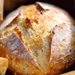 Dutch Oven No Knead Crusty Bread