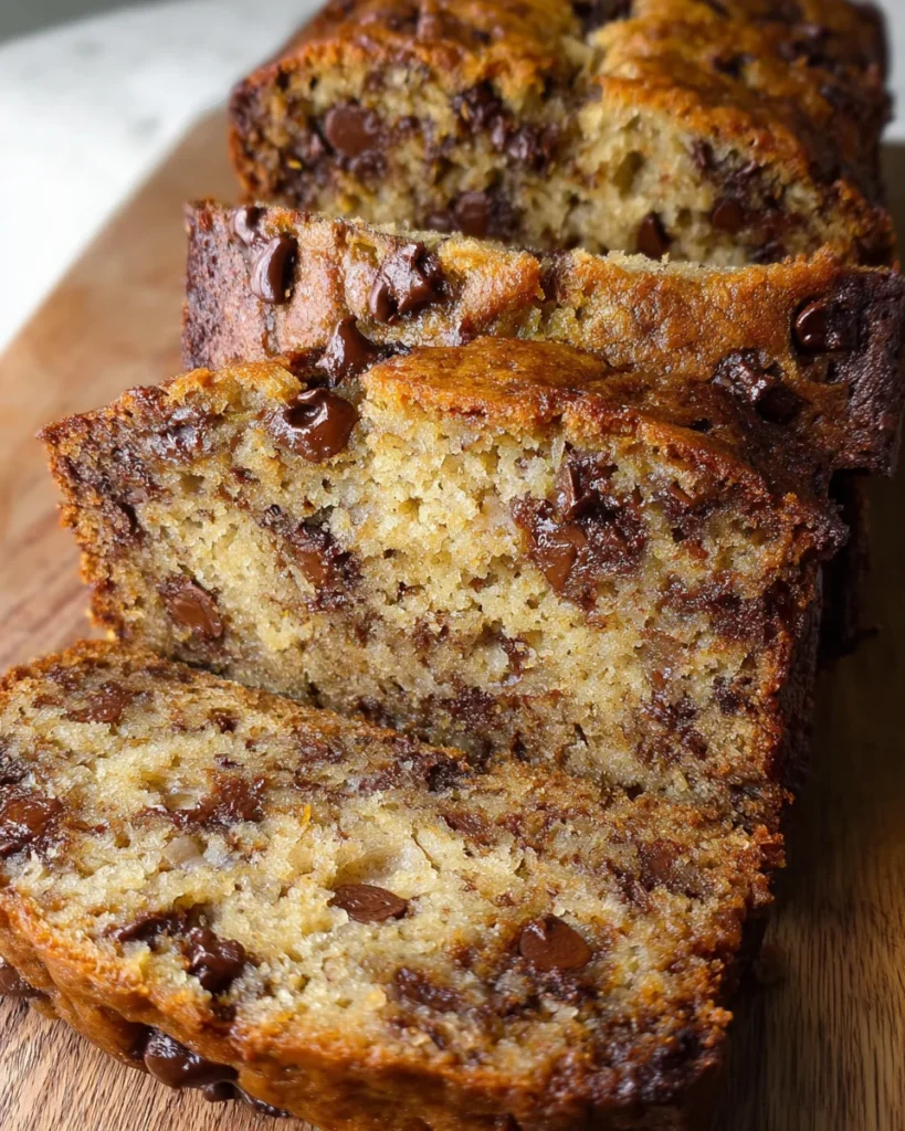 Easy Chocolate Chip Banana Bread