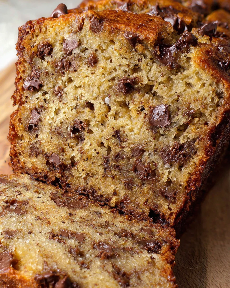 Easy Chocolate Chip Banana Bread 22 Easy