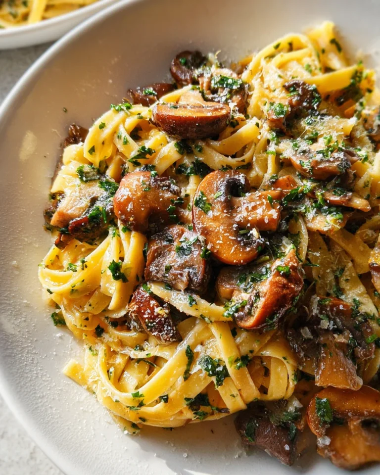 Garlic Mushroom Pasta