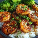 Honey Garlic Shrimp Bowls