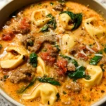 Italian Sausage Tortellini Soup