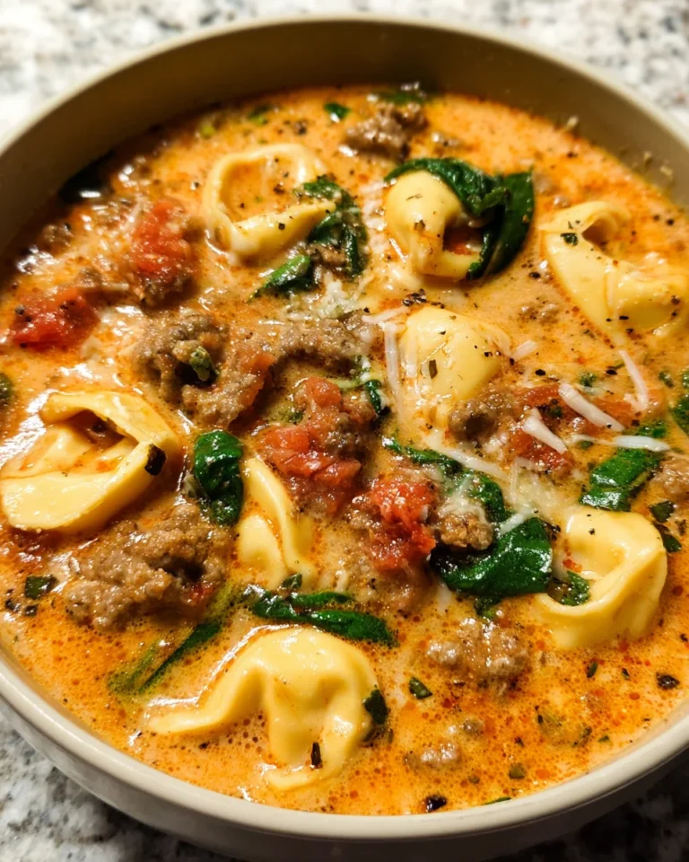 Italian Sausage Tortellini Soup