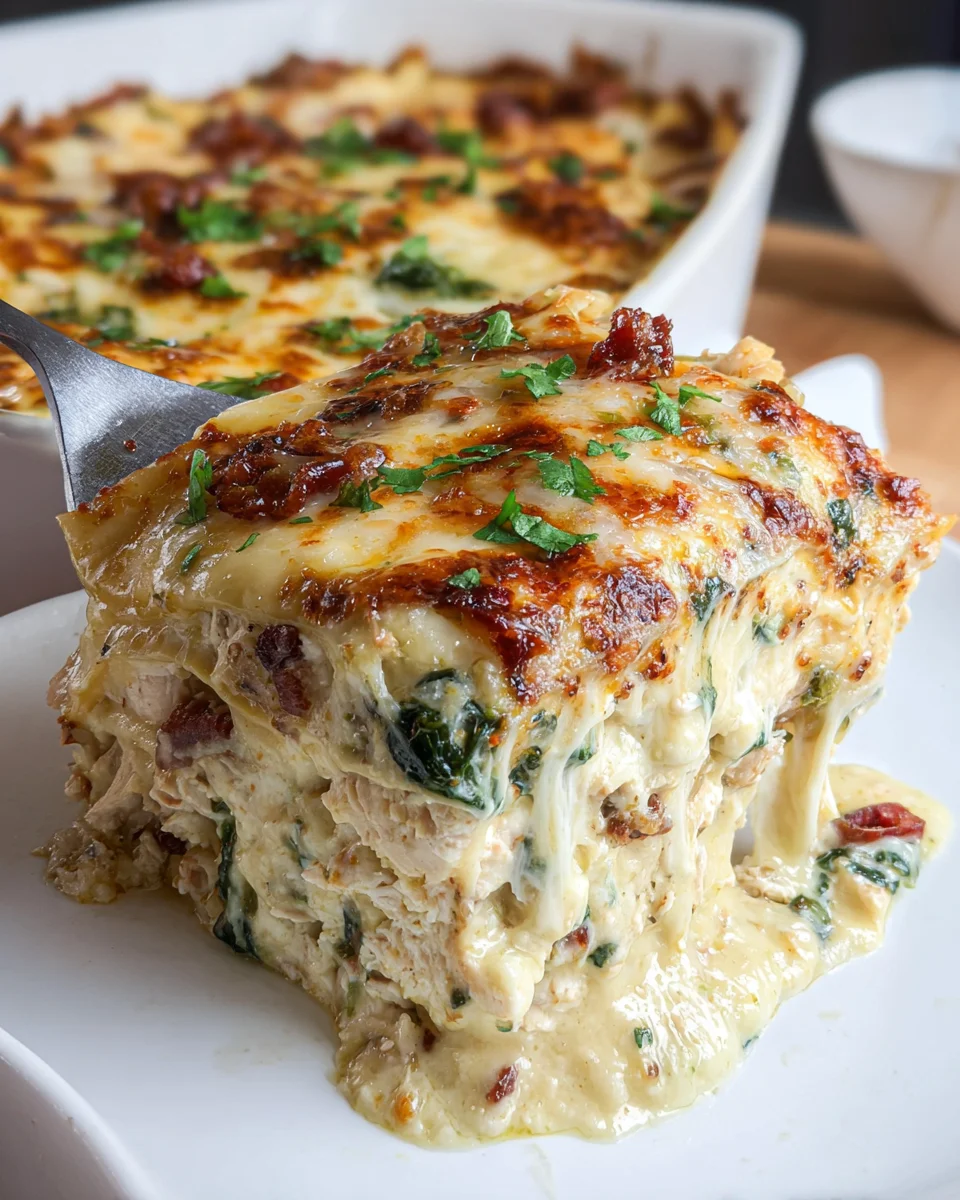 Marry Me Chicken Lasagna