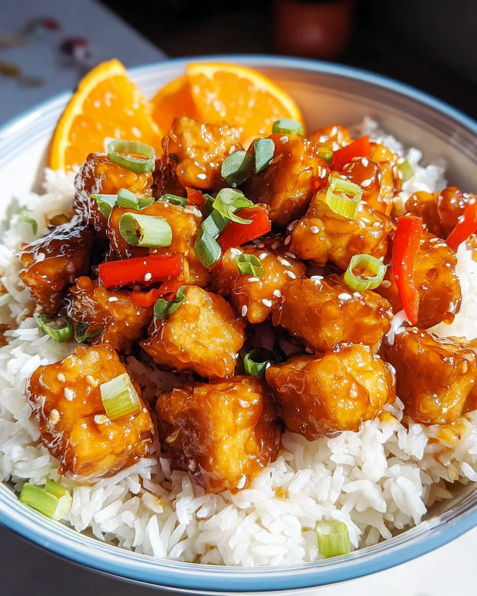 Orange Tofu 30 Orange Tofu