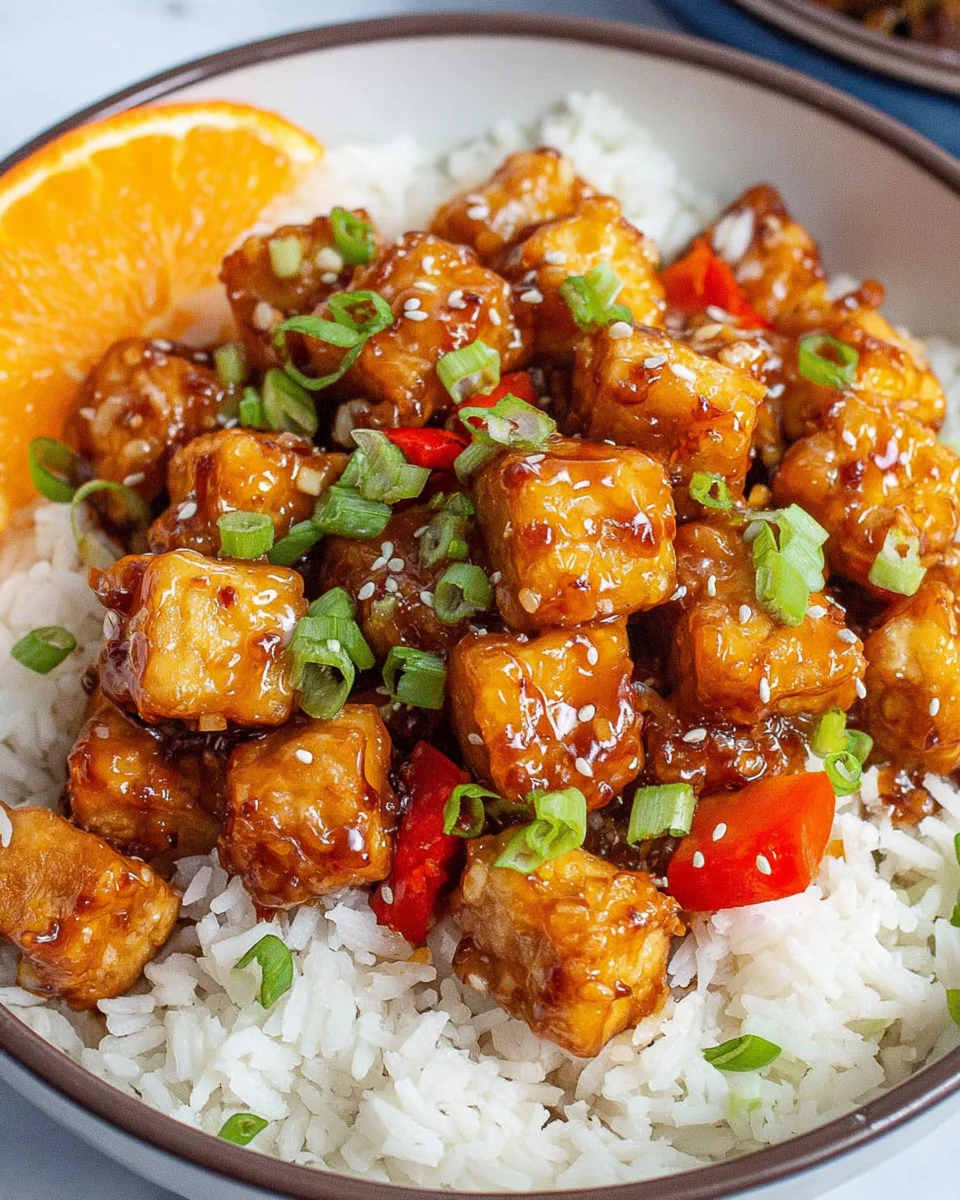 Orange Tofu 27 Orange