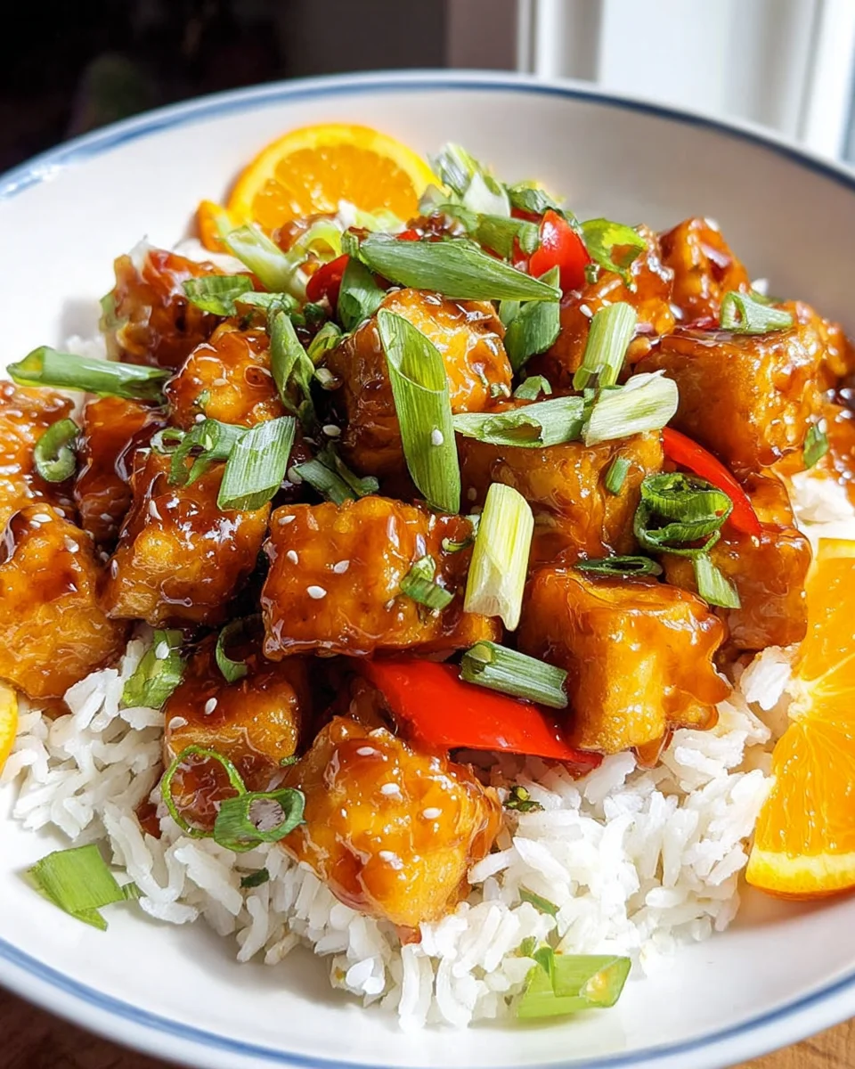 Orange Tofu 28 Orange