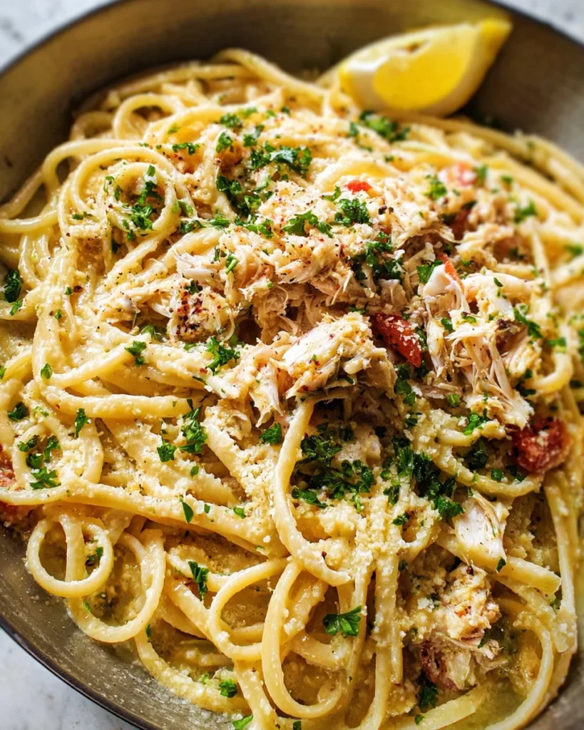 Quick and Delicious Crab Linguine