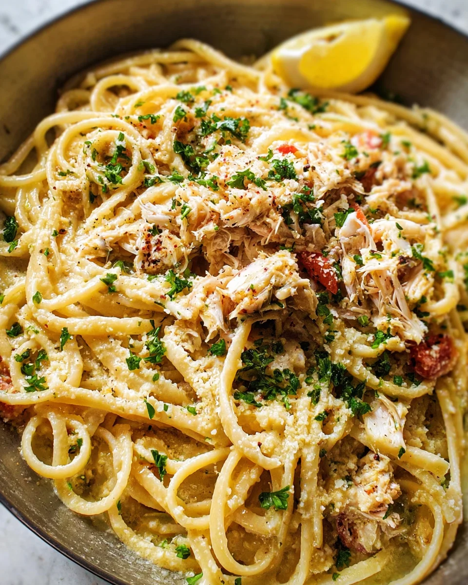 Quick and Delicious Crab Linguine