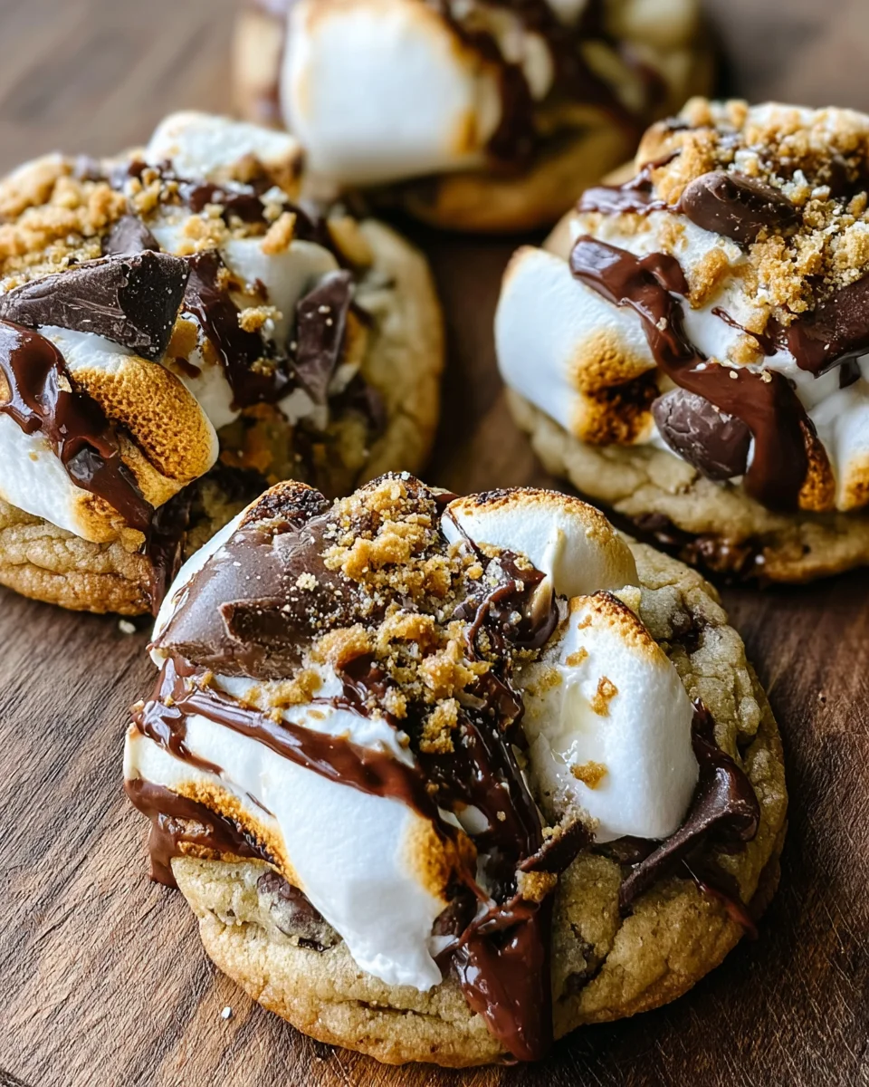 Smore Chocolate Chip Cookies 2