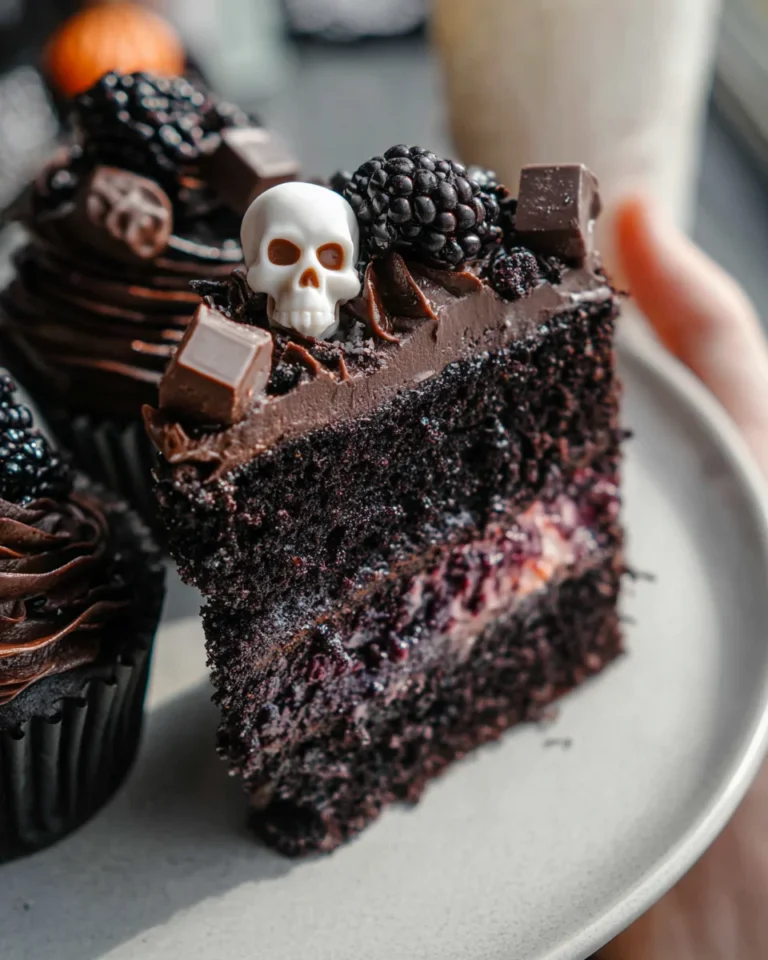 Spooky Black Velvet Halloween Cake 20 Spooky Black Velvet Halloween Cake