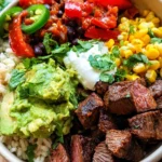 Steak And Rice Bowls