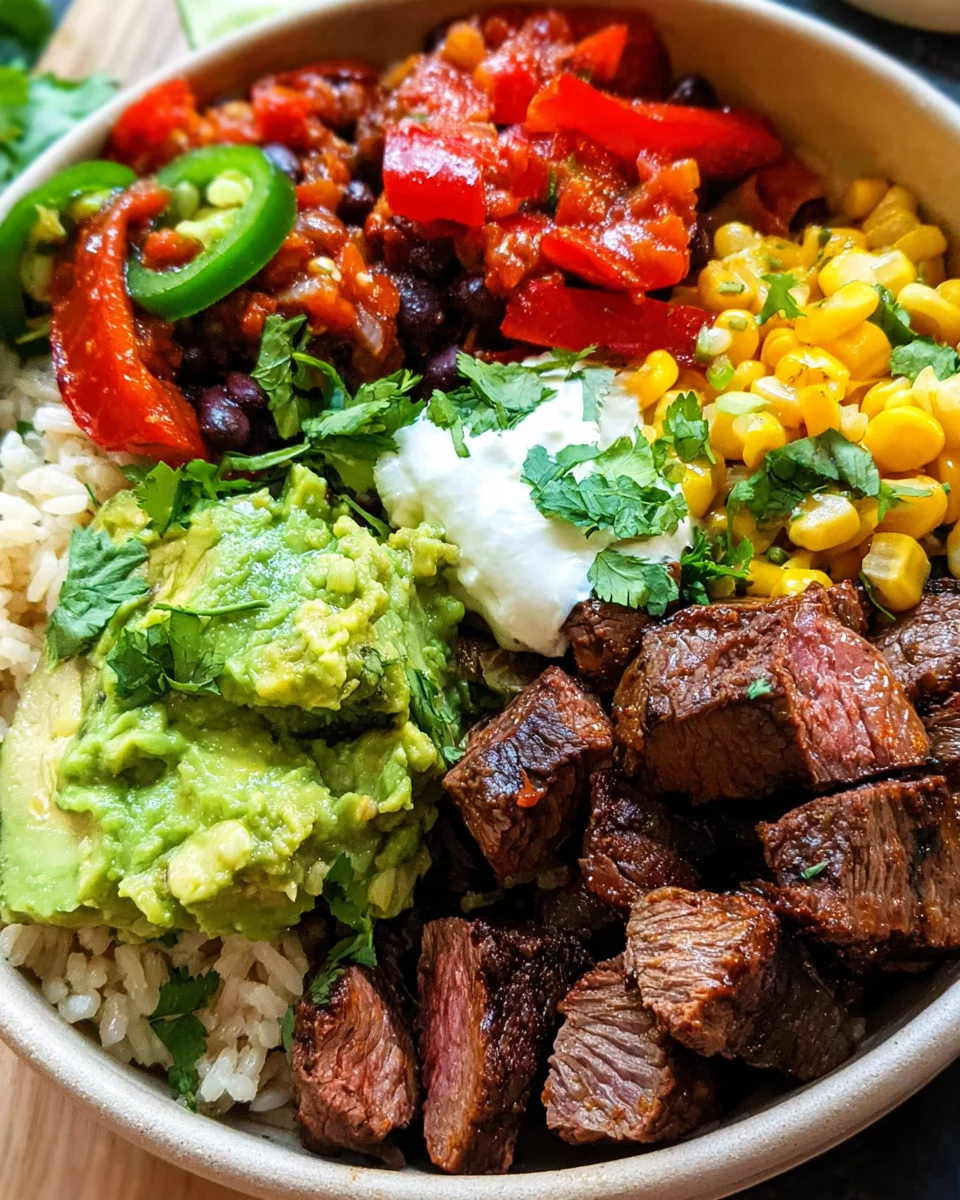 Steak And Rice Bowls