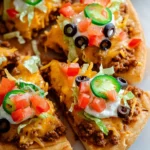 Taco Pizza Appetizer