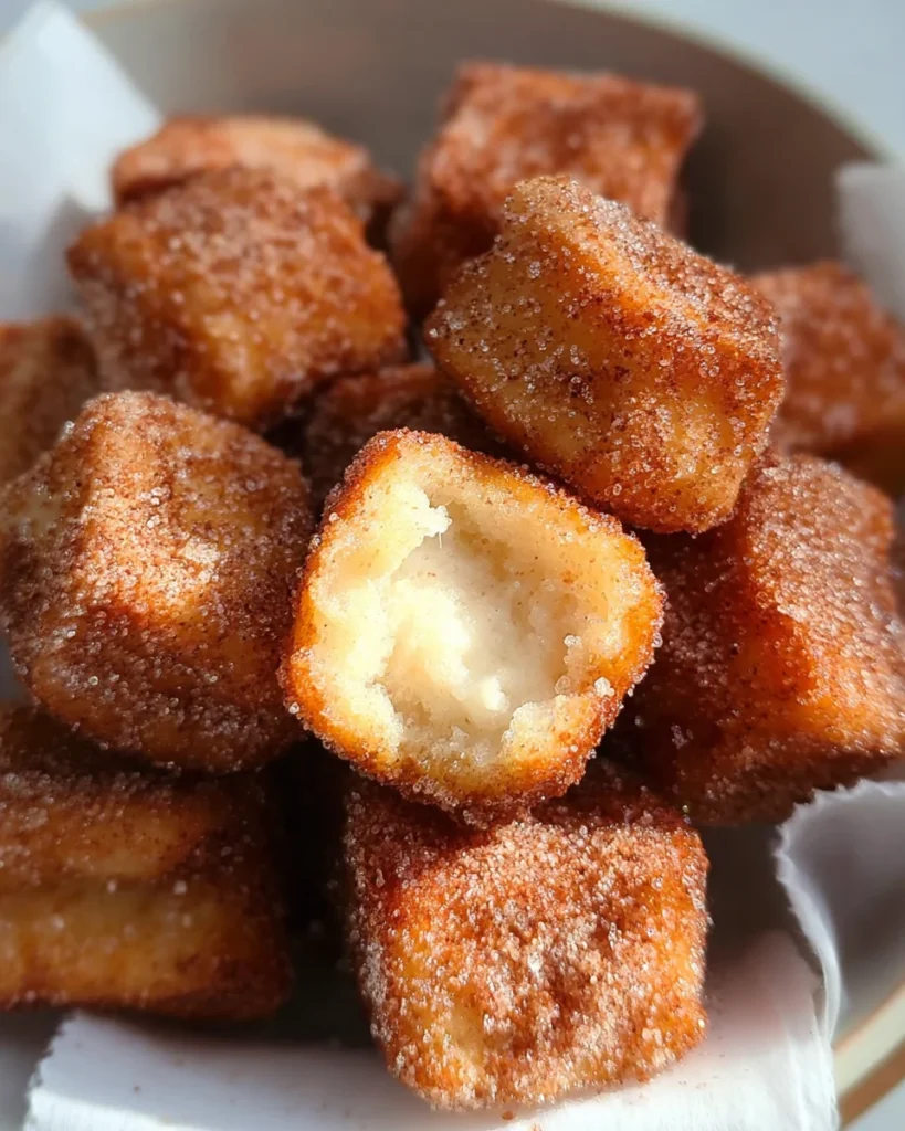 Tasty Angel Cake Churro Bites