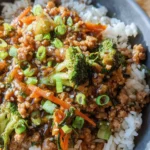 Teriyaki Turkey Rice Bowl