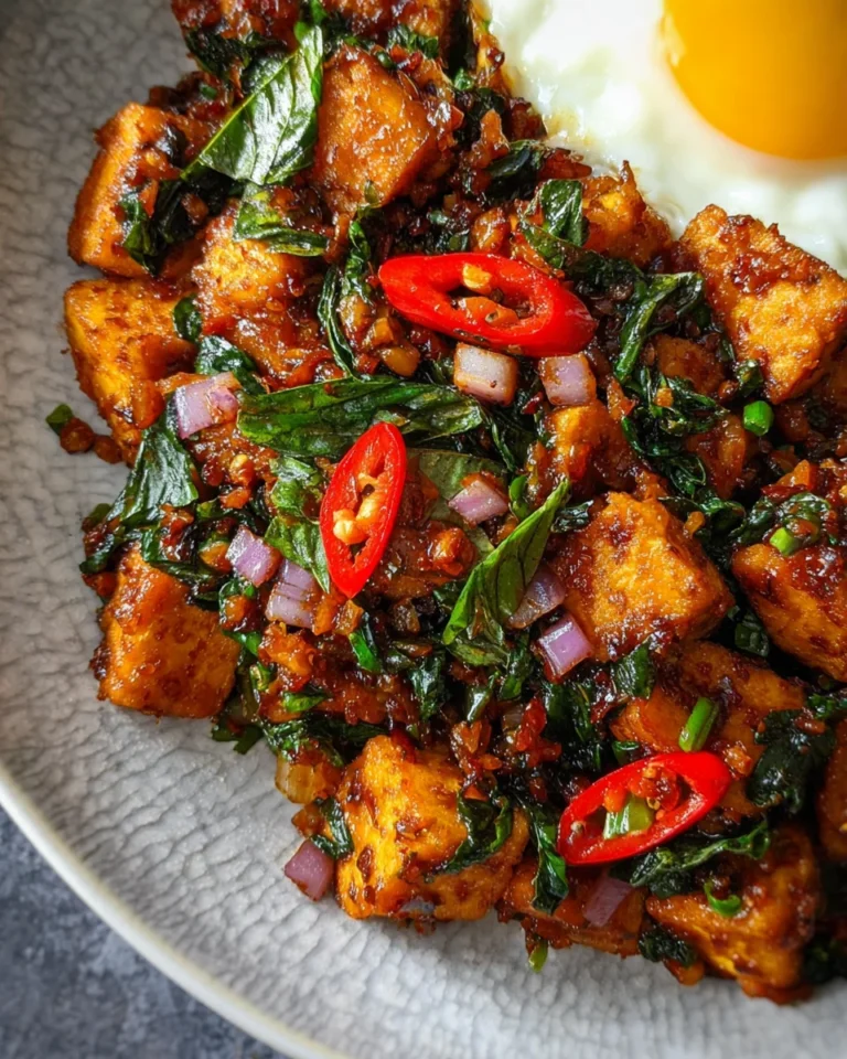 Thai Basil Tofu (Tofu Pad Krapow)