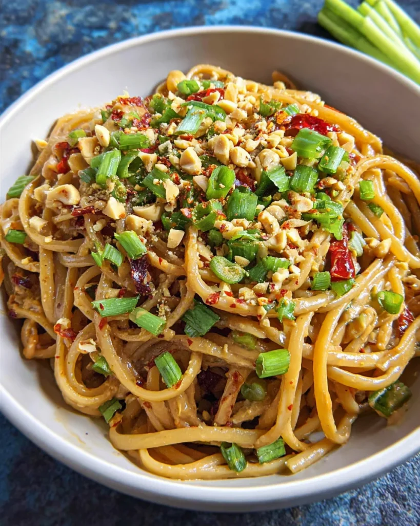 Thai Peanut Noodles Recipe