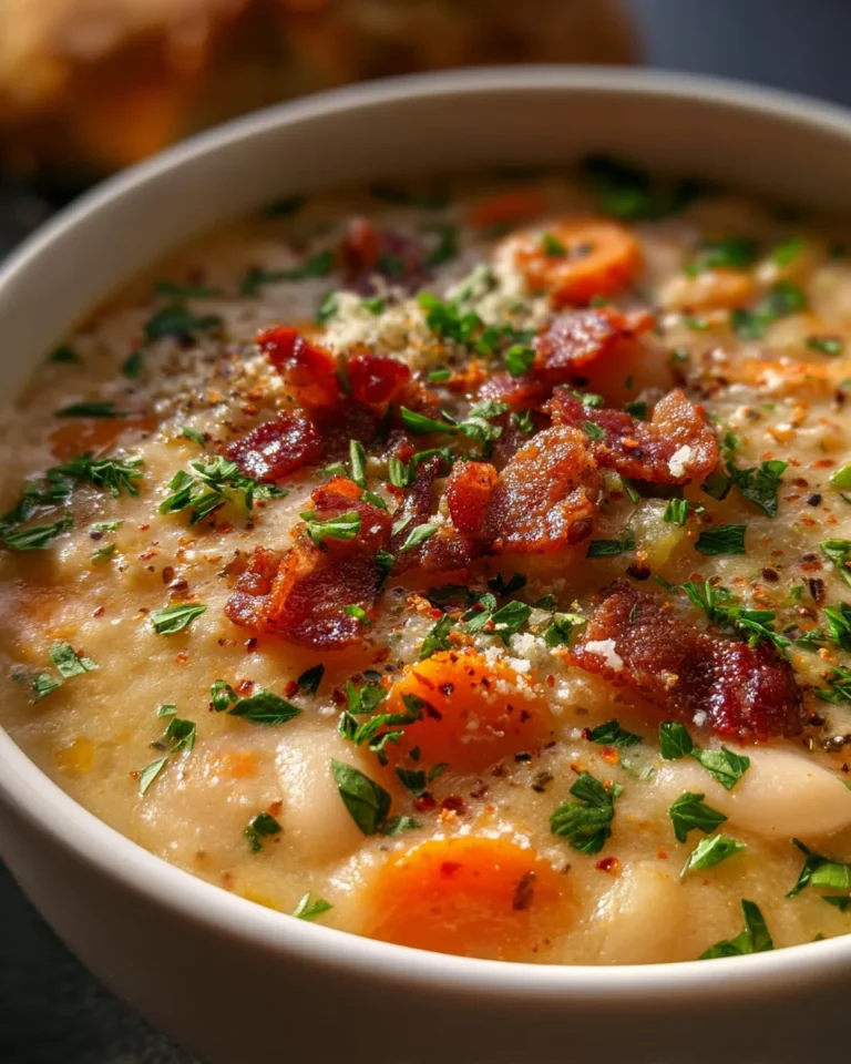 White Bean Soup with Bacon