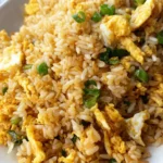 10 min. Easy Egg Fried Rice (only 6 ingredients!)