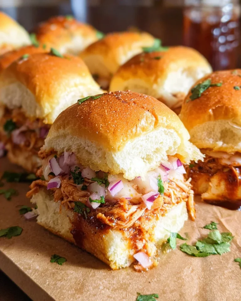 BBQ Chicken Sliders