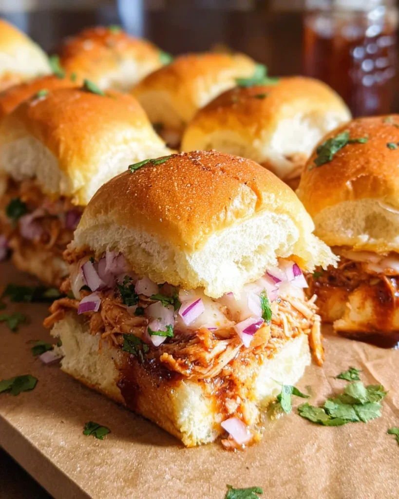 BBQ Chicken Sliders