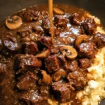 Best Ever Beef Tips & Gravy (Easy)