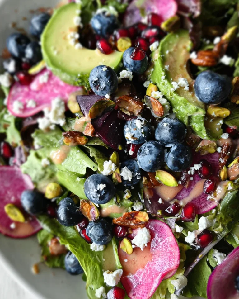 Blueberry Pistachio Spring Salad