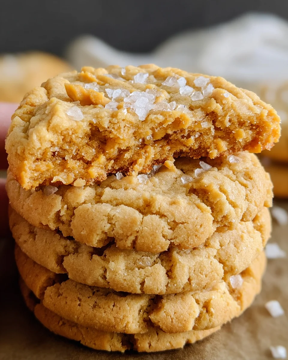Chewy Peanut Butter Cookies
