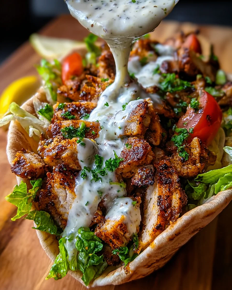 Chicken Shawarma with Garlic Sauce