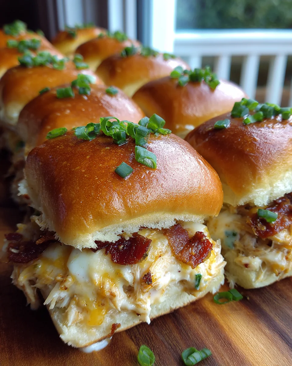 Crack Chicken Sliders