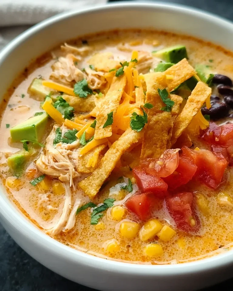 Creamy Chicken Tortilla Soup