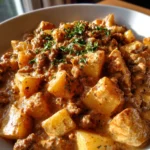 Creamy Sausage and Potatoes