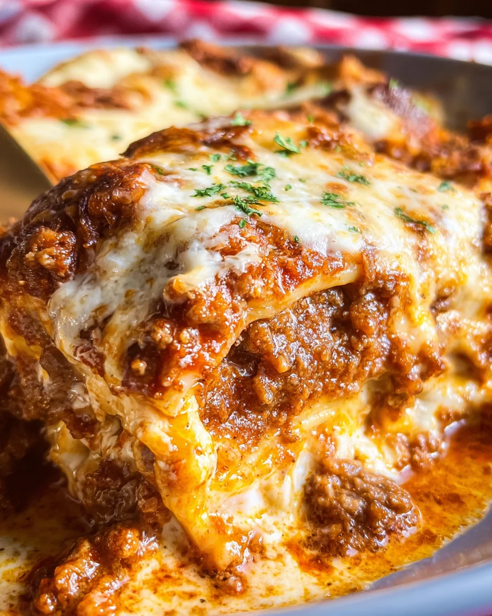 Easy Lasagna Recipe (No Boil Noodles)