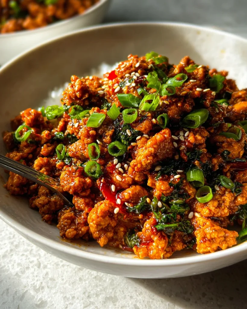 Ground Turkey Recipe (Korean-Style)