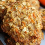 Healthy Carrot Cake Oatmeal Cookies