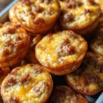 High-Protein Pancake Sausage Mini Muffins