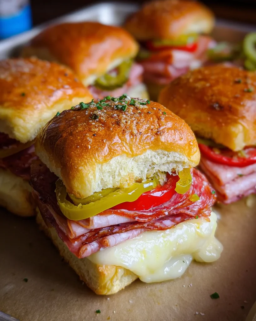 Hot Italian Sub Sliders